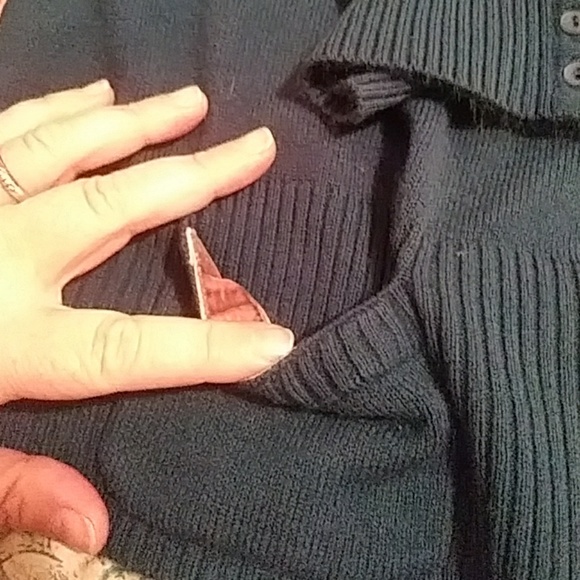 💗Green 4X Button up Sweater - Picture 6 of 7